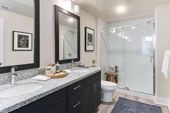 En-suite bathrooms with dual vanities*